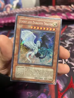 Yu-Gi-Oh! Light and Darkness Dragon Secret Rare Card YG01-EN001 NM - Image 2