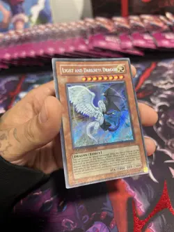 Yu-Gi-Oh! Light and Darkness Dragon Secret Rare Card YG01-EN001 NM - Image 3