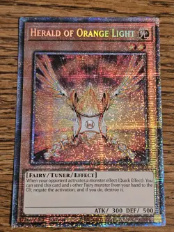 Yu-Gi-Oh! Herald of Orange Light Starlight Rare BLMM-EN103 - Image 1