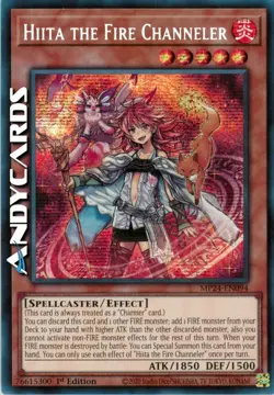 HIITA THE FIRE CHANNELER • Segreta Prismatica • MP24 EN094 • 1Ed • Yugioh! - Image 1