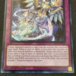 Dominus Impulse MP25-EN116 2025 Prismatic Secret Rare 1st Edition Yu-Gi-Oh! - Image 2