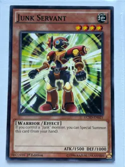 Yu-Gi-Oh Junk Servant LC5D-EN021 Common 1st Edition NM - Image 1