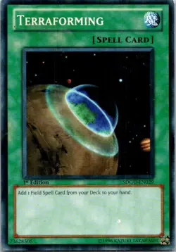 Terraforming SDGU-EN029 Yu-Gi-Oh! Heavy Play 1st Edition - Image 1