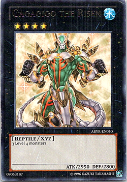 Gagagigo The Risen ABYR-EN050 Yu-Gi-Oh! Moderate Play Unlimited - Image 1