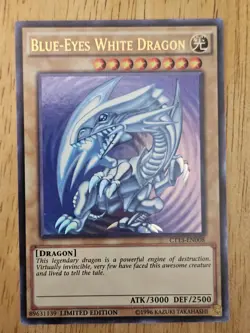 NM/M Blue-Eyes White Dragon CT13-EN008 1996 Mega-Tins Limited Ed. Ultra Rare - Image 1