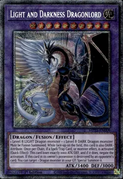 Light and Darkness Dragonlord 1st Starlight Rare MP25-EN009 Yu-Gi-Oh! - Image 1
