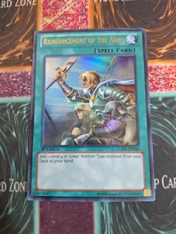 Yu-Gi-Oh! TCG Reinforcement of the Army LCJW-EN286 Ultra Rare 1st Edition NM - Image 1