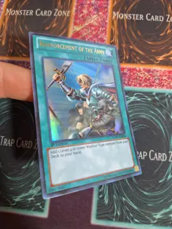 Yu-Gi-Oh! TCG Reinforcement of the Army LCJW-EN286 Ultra Rare 1st Edition NM - Image 2