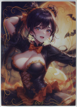 ❤SPICY HALLOWEEN GIRL - Goddess Story ANIME WAIFU Card - PEACH BLOSSOM BEAM 005 - Image 1