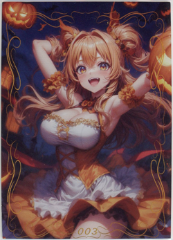 ❤SPICY HALLOWEEN GIRL - Goddess Story ANIME WAIFU Card - PEACH BLOSSOM BEAM 003 - Image 1
