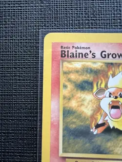 Pokemon TCG Blaine's Growlithe Gym Heroes 35/132, Unlimited Uncommon Card MP - Image 2