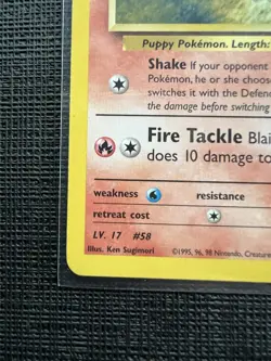 Pokemon TCG Blaine's Growlithe Gym Heroes 35/132, Unlimited Uncommon Card MP - Image 5