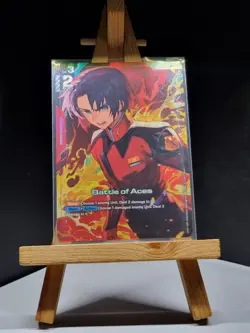 Battle Of Aces GD01-111 R+ GUNDAM TRADING CARD GAME NEWTYPE RISING - Image 1