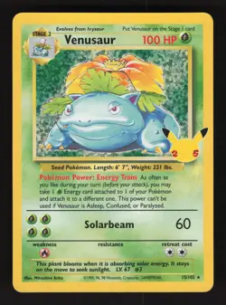 Venusaur 15/102 Pokemon Celebrations Classic Collection Holo Card - Image 1