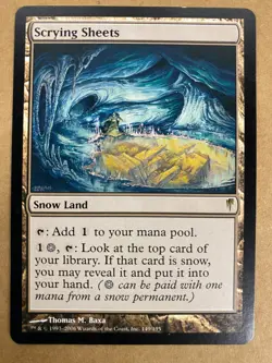 MTG 1x Scrying Sheets # 149 Coldsnap Modern Magic the Gathering Card x1 NM - Image 1