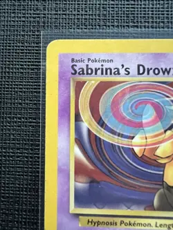 Pokemon TCG Drowzee Gym Heroes Sabrina's Card 92/132 Regular Common MP - Image 2