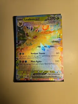 Pokemon TCG Prismatic Evolutions Leafeon EX Card 006/131 - Image 1