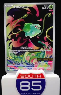 Bulbasaur 133/132 Mega Evolution Stamped Promo Pokemon Card - Image 1