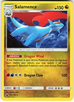 Salamence - (Cosmos Holo) 106/168 Pokemon Promo Holo Card NM - Image 1