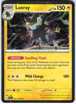 Luxray - (Cosmos Holo) 071/193 Pokemon Promo Holo Card NM - Image 1