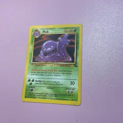 Muk 28/62 Non-Holo Rare Pokemon Card Unlimited Edition Fossil Set 1999 WOTC-LP - Image 1