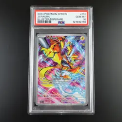 PSA 10 Zeraora 151/142 Pokemon Stellar Crown IR Full Art Holo Card - Image 1