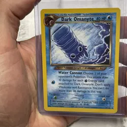 Pokemon Dark Omanyte 37/105 WotC Neo Destiny Unlimited Uncommon NM Card Nintendo - Image 1