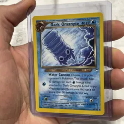 Pokemon Dark Omanyte 37/105 WotC Neo Destiny Unlimited Uncommon NM Card Nintendo - Image 2