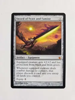 Sword of Feast and Famine Mirrodin Besieged MTG - Image 1