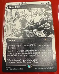 MTG Spider-Man FATAL PUSH 7017 SECRET LAIR DROP NONFOIL RARE Hit Magiccon 2025 - Image 1