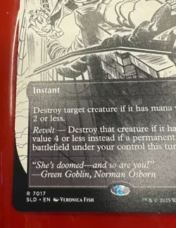 MTG Spider-Man FATAL PUSH 7017 SECRET LAIR DROP NONFOIL RARE Hit Magiccon 2025 - Image 5