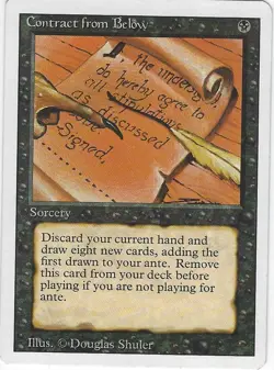 Contract from Below MTG: Revised Rare - Image 1