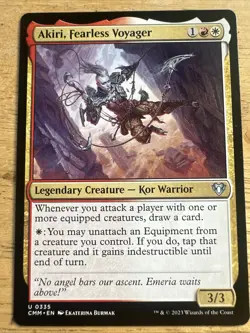 Akiri, Fearless Voyager MTG NM Commander Masters Regular NON-FOIL - Image 1