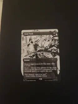 MTG Fatal Push (7017) *Non-Foil* Inked Secret Lair: Spider-Man - Image 1