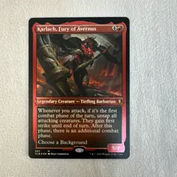 MTG FOIL Karlach, Fury of Avernus Foil Etched - Commander Legends (Mint) - Image 1