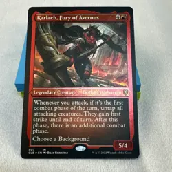 MTG FOIL Karlach, Fury of Avernus Foil Etched - Commander Legends (Mint) - Image 2