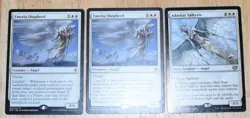 MTG 3x Rare White Angels Emeria Shepherd & Adarkar Valkyrie - Image 1