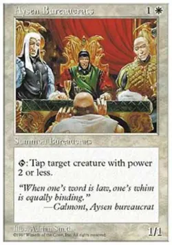 Aysen Bureaucrats - Light Play MTG 5th Edition - Image 1