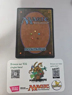 Mtg Volcanic Island Revised Edition MP Due To Print Line *See Photos* - Image 2