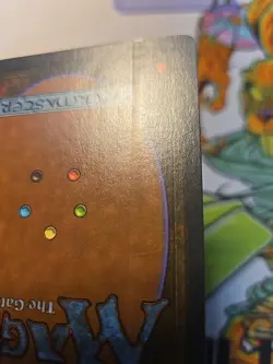 Mtg Volcanic Island Revised Edition MP Due To Print Line *See Photos* - Image 4