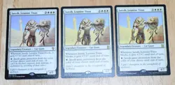 MTG 3x Rare White Legendary Cat Giant Jareth, Leonine Titan - Image 1