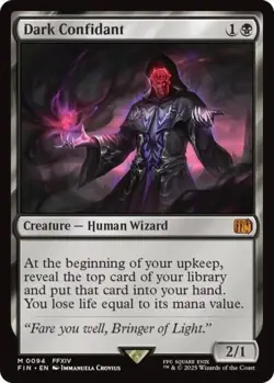 MTG English Dark Confidant NM Foil Universes Beyond: FINAL FANTASY - Image 1