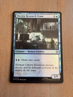 Oscorp Research Team - 40 - MTG: Spider-Man: Eternal-Legal - Common - FOIL - Image 1