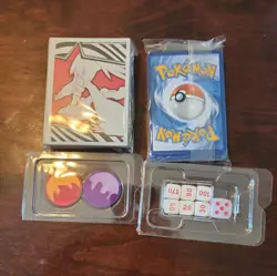 Pokemon TCG: White Flare ETB Sleeves Dice, Energy & Marker SET - No packs - Image 1