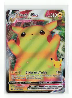 PIKACHU VMAX SWSH062 25TH ANNIVERSARY PROMO POKEMON TCG NM - Image 1