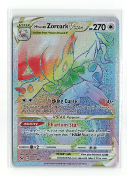 HISUIAN ZOROARK VSTAR 203/196 LOST ORIGINS POKEMON TCG NM - Image 1