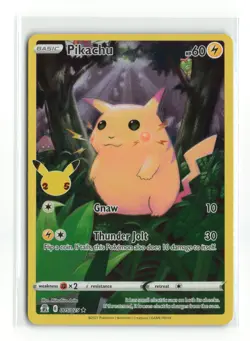 PIKACHU 005/025 CELEBRATIONS POKEMON TCG LP - Image 1