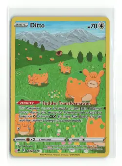 DITTO GG22/GG70 GALARIAN GALLERY CROWN ZENITH POKEMON TCG NM - Image 1
