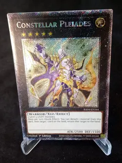 YuGiOh! Constellar Pleiades RA04-EN164 Platinum Secret Rare - Near Mint/Mint - Image 1