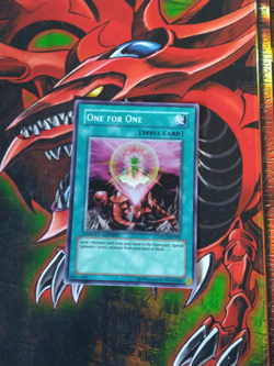 One for One - DPCT-ENY08 - Super Rare - Limited Edition Yugioh MP- - Image 1